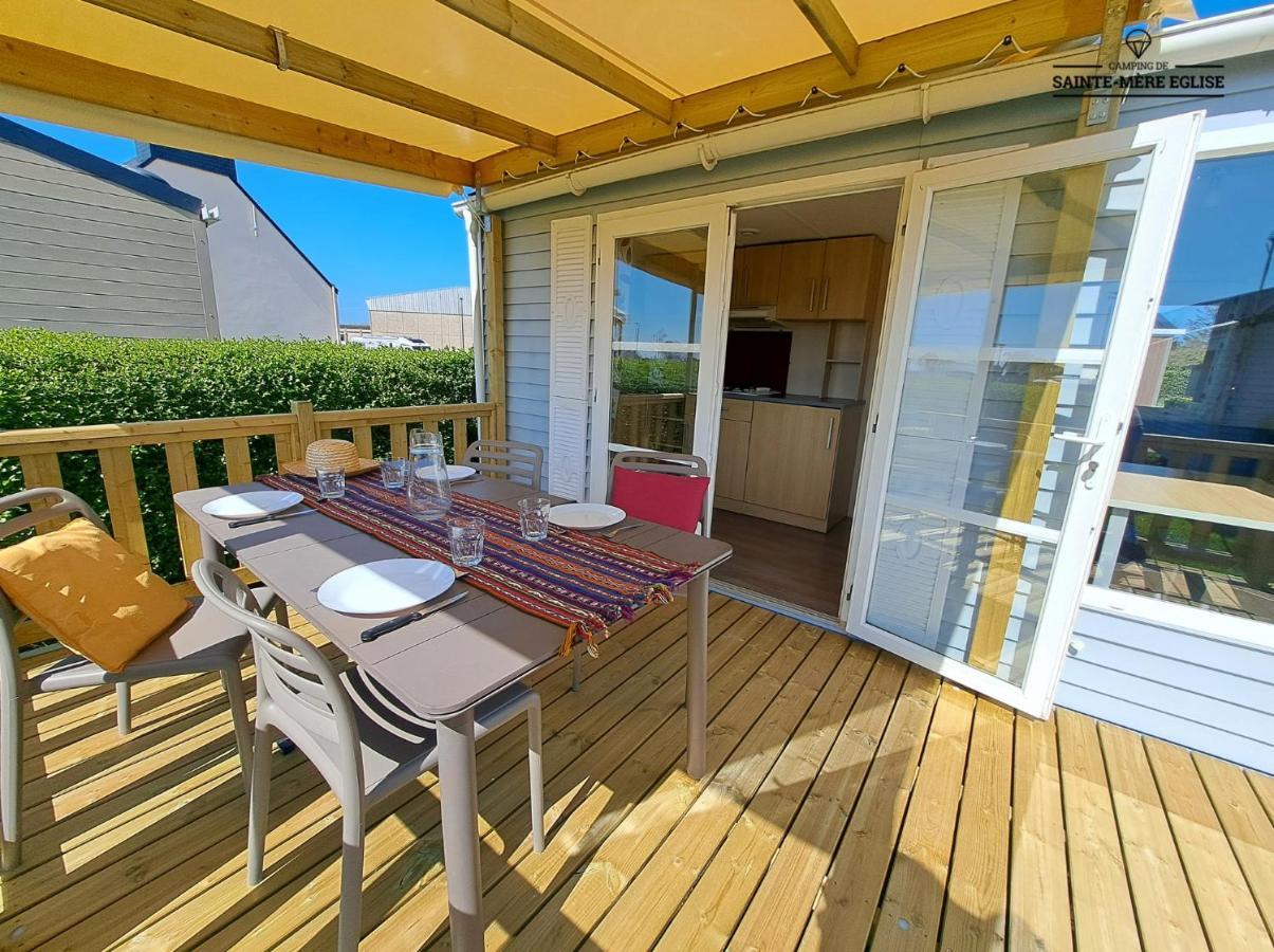 Camping Sainte Mere Eglise Exterior foto