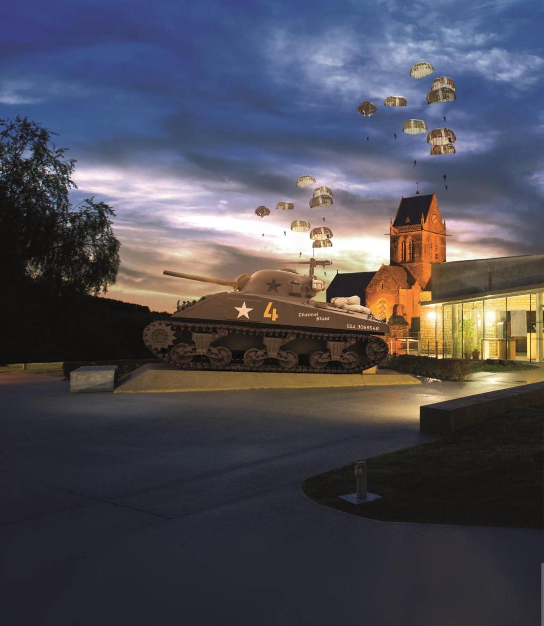 Camping Sainte Mere Eglise Exterior foto